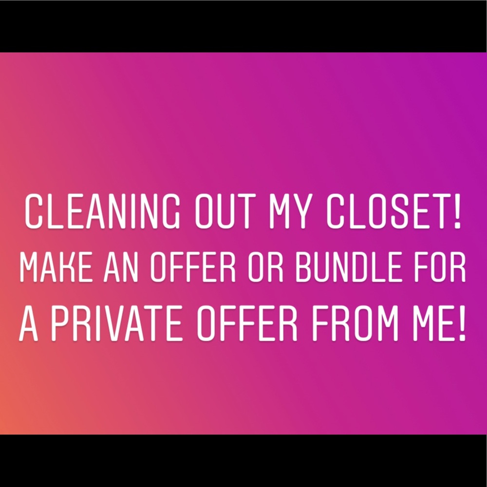 Help me clean out my closet!
